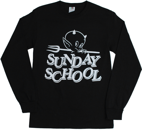 Sunday School Long Sleeve - Crew Neck (640x640), Png Download