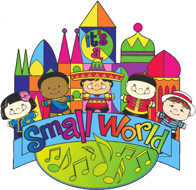 Clipart - Its A Small World Ride Logo (686x672), Png Download