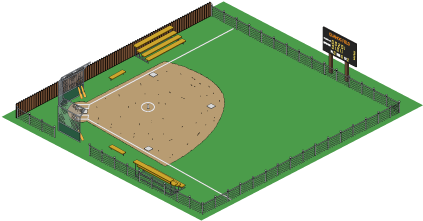 Decoration Baseballfield Thumbnail V6 - Soccer-specific Stadium (460x460), Png Download