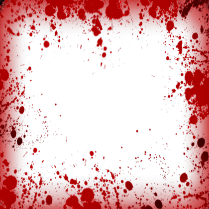 Blood Red Frame Transparent Images Png Arts - Transparent Cod Blood Splatter (420x420), Png Download