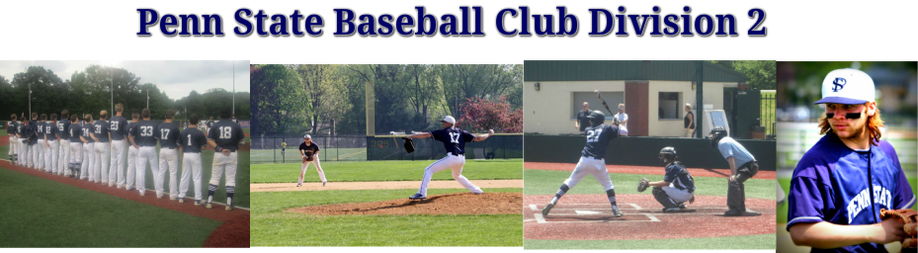 Penn State Baseball Club - All Division 2 Baseball Fields (918x253), Png Download