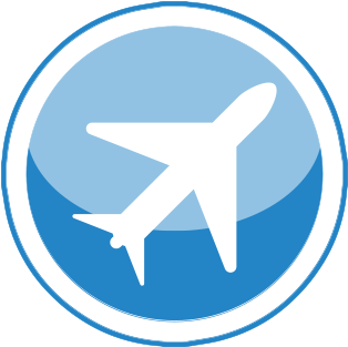 Visit - Icone De Avião Png (351x345), Png Download