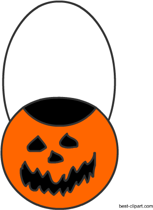 Free Halloween Clip Art Of Jack O Lantern Cauldron - Jack-o'-lantern (450x450), Png Download