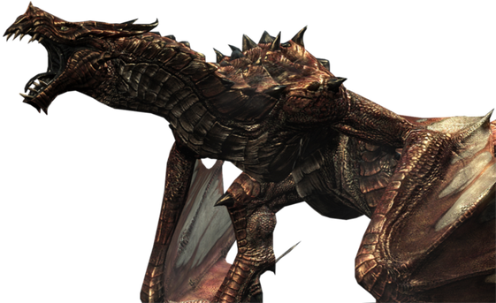 Yetriss - Skyrim Ancient Dragon (571x350), Png Download