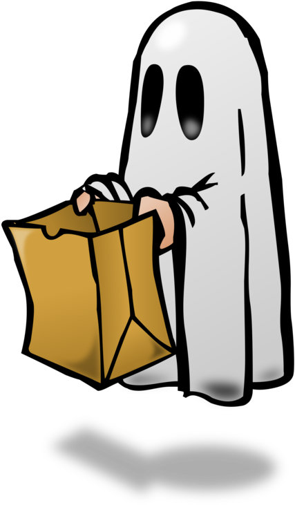 Trick Or Treating Halloween Download Computer Icons - Ghost Trick Or Treating (530x750), Png Download