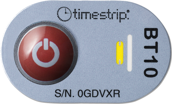 Timestrip® Blood Temp 10 Product - Temperature (600x400), Png Download