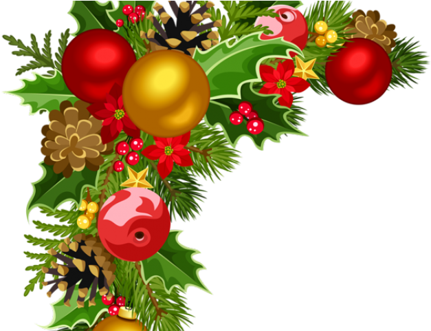 Christmas Clipart Clipart Garland - Christmas Decor Clip Art (640x480), Png Download