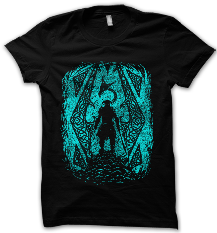 Venture Into The Wilderness With This Skyrim Inspired - Simpson T Shirt India (440x478), Png Download