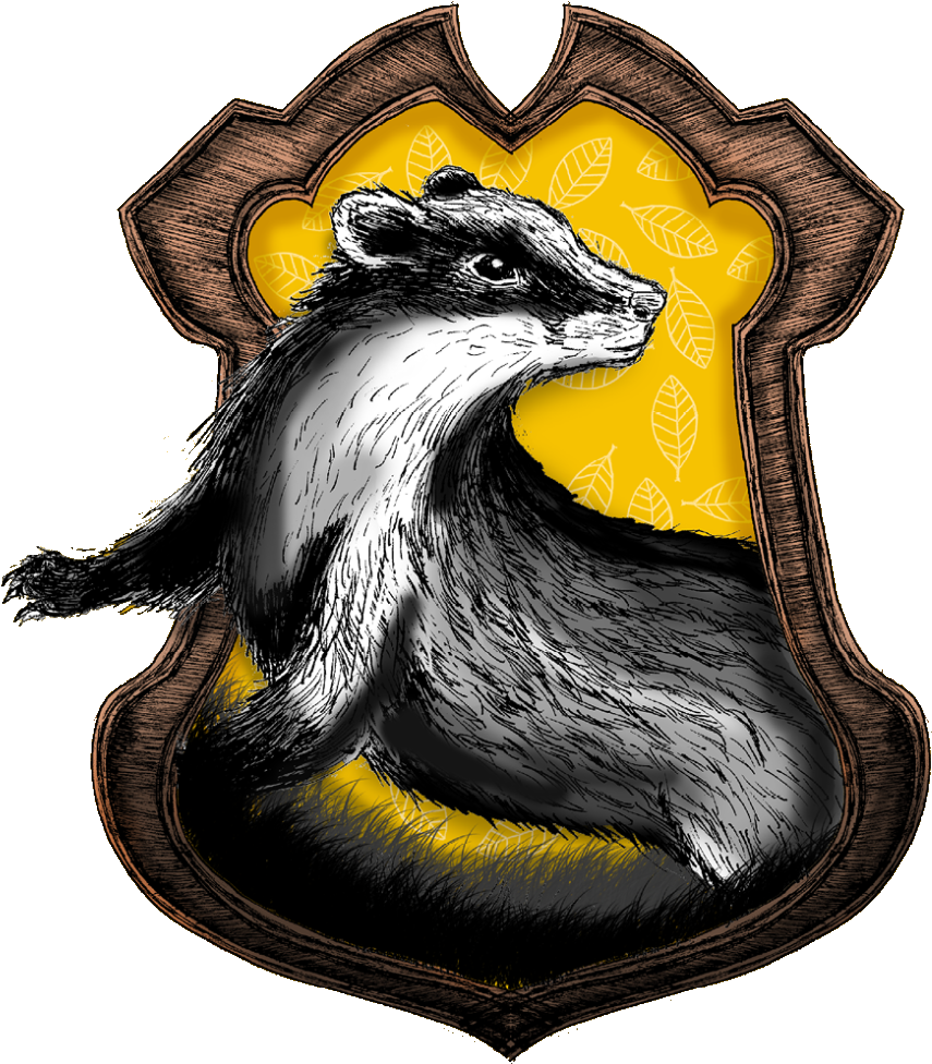 Hufflepuff Pottermore 2016 - Harry Potter Animales Escudos (880x994), Png Download