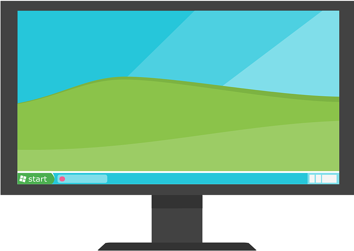 Still Using Windows Xp Or Vista - Windows Xp (756x545), Png Download