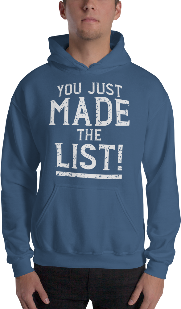 Chris Jericho "you Made The List" Unisex Hooded Sweatshirt - Mac Miller Rip Hoodies (1000x1000), Png Download