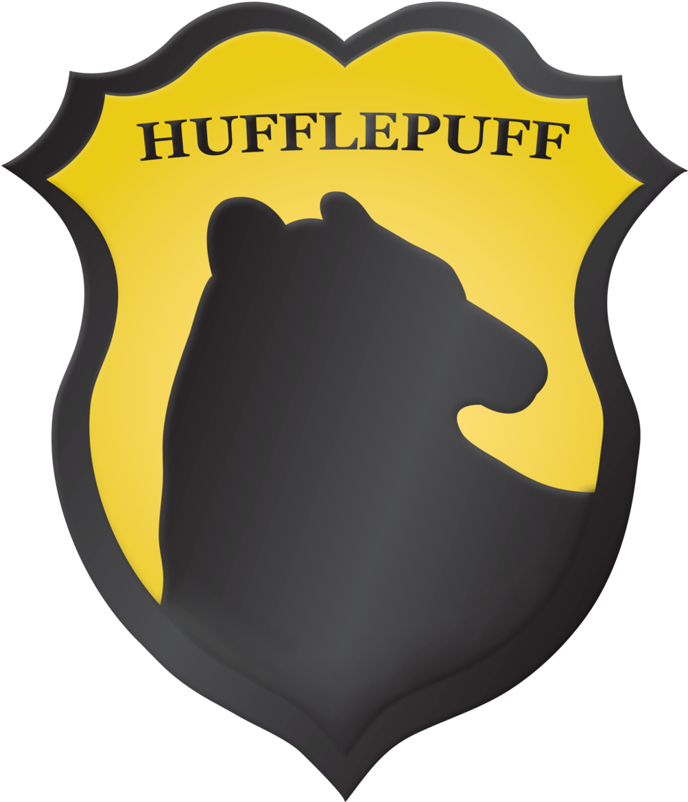 Hufflepuff Crest Badge On Deviantart Png Hufflepuff - Easy Hufflepuff Crest Simple (1024x1262), Png Download