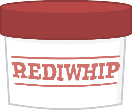 Whipped Cream-1 - Plastic (528x442), Png Download