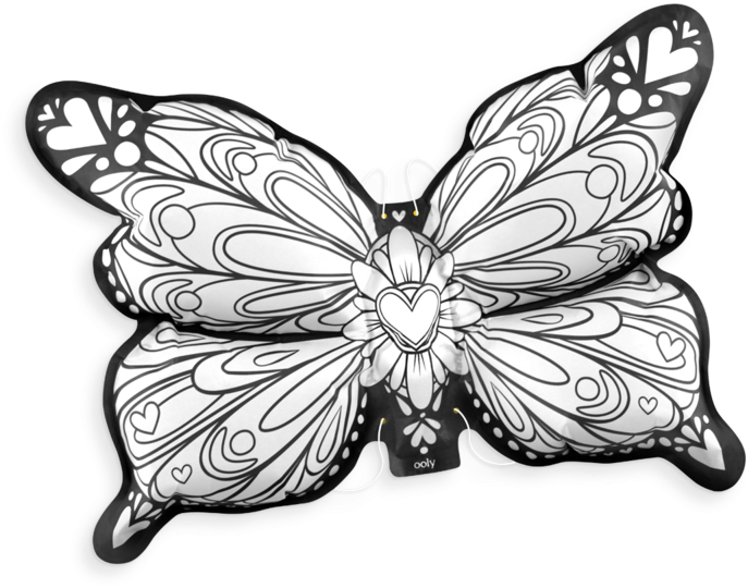 3d Colorables Butterfly Wings - Butterfly (800x800), Png Download