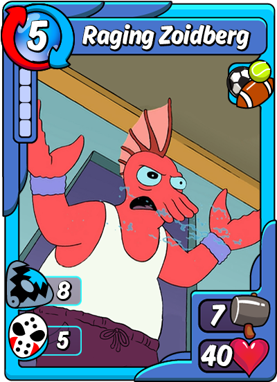 Raging-zoidberg - Animation Throwdown Crack (450x600), Png Download