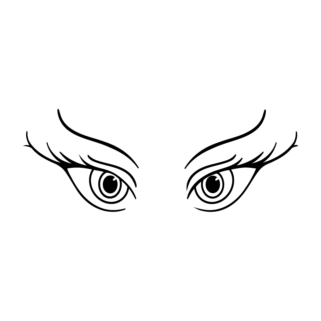 Sexy Eyes Decal - Sexy Eyes Transparent (1051x1051), Png Download