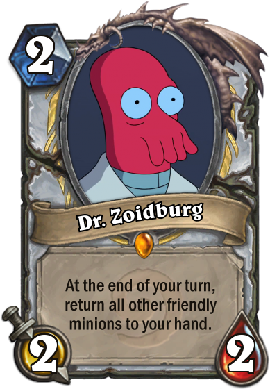 "nothing Make Zoidberg Happier Than Fighting Alongside - Hearthstone Priest Legendary (400x573), Png Download