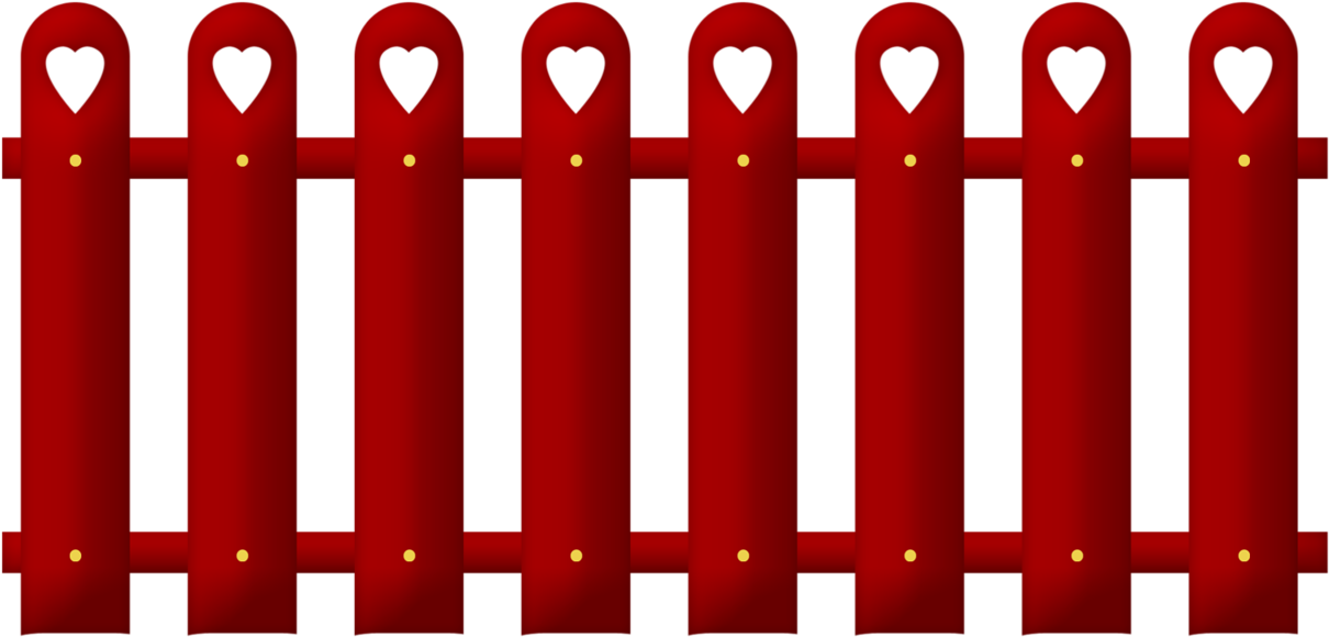 Wooden Fence Png Clipart - Cerca Jardim Cute Png (1280x601), Png Download