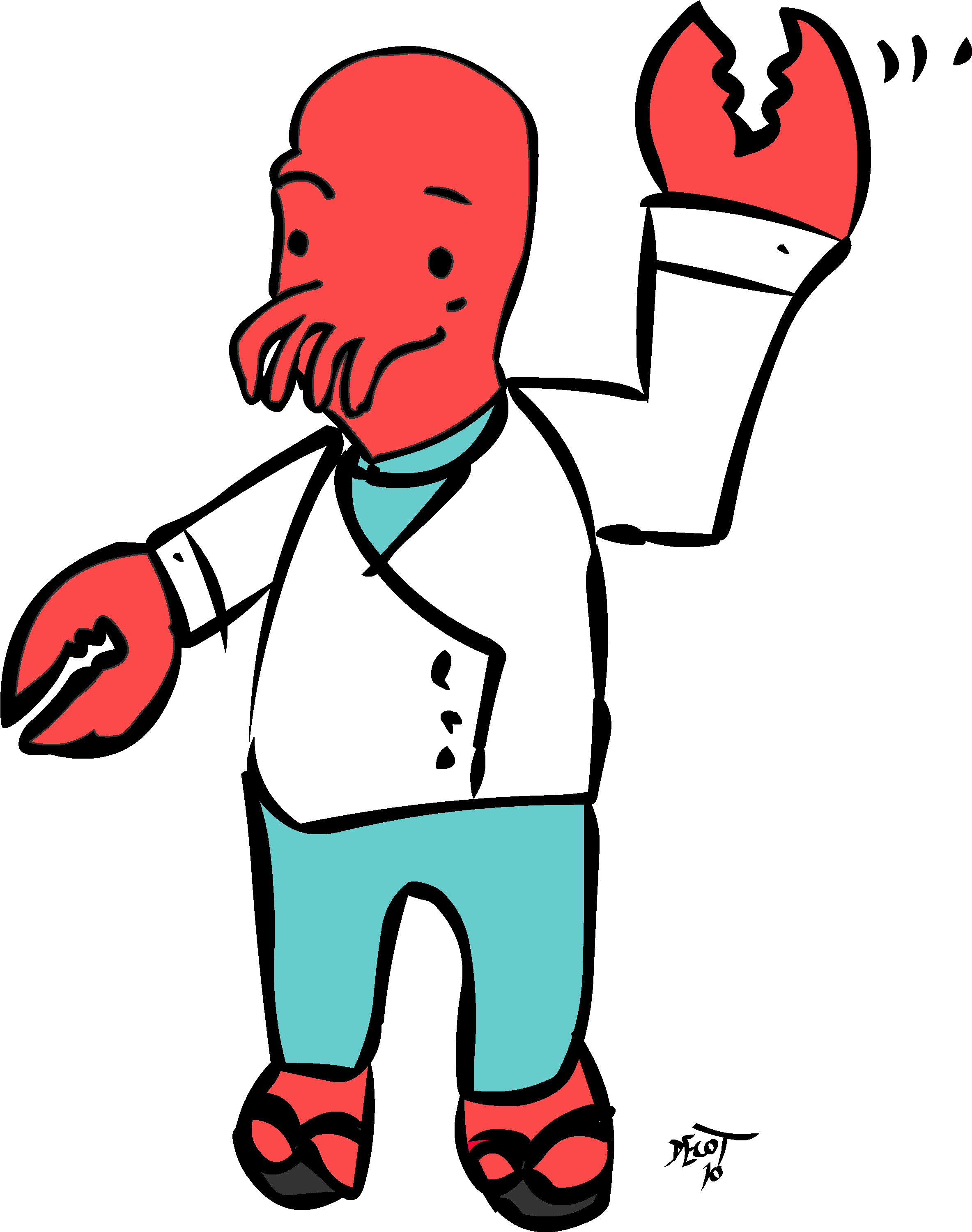 01 - Futurama (2367x2998), Png Download