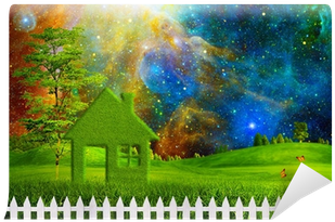 Under The Nighty Skies - Cosmic Meadow Journal: A Totable Notable Journal - (400x400), Png Download