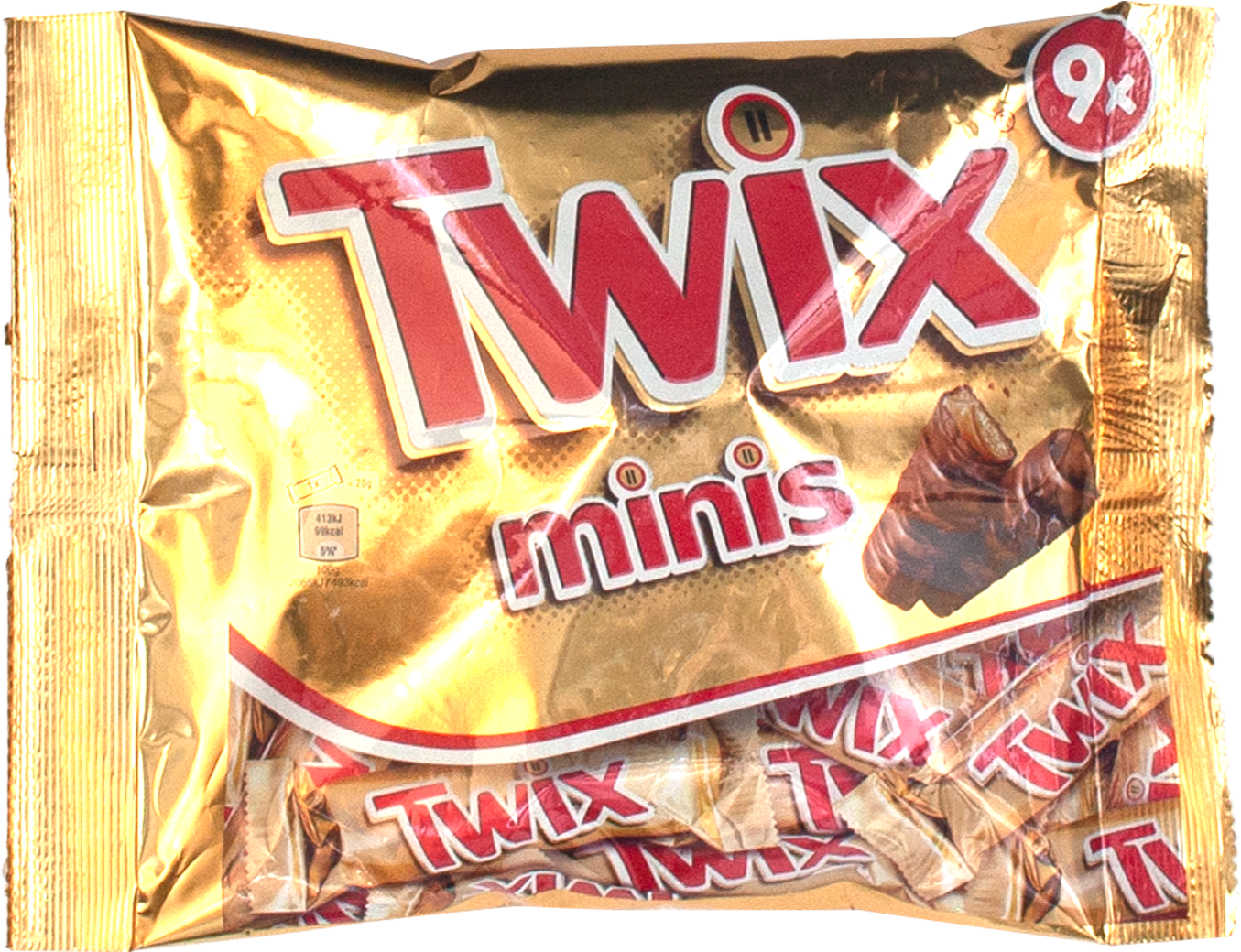 Twix Minis 206g - Twix Mini Chocolate Bag (1500x1500), Png Download