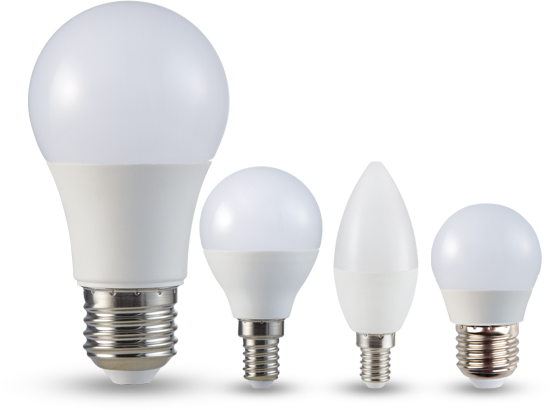 Introducing The New Range Of - V-tac Vt-1879 Light Bulb Led E27 6w Cold White Sku-4249 (550x410), Png Download