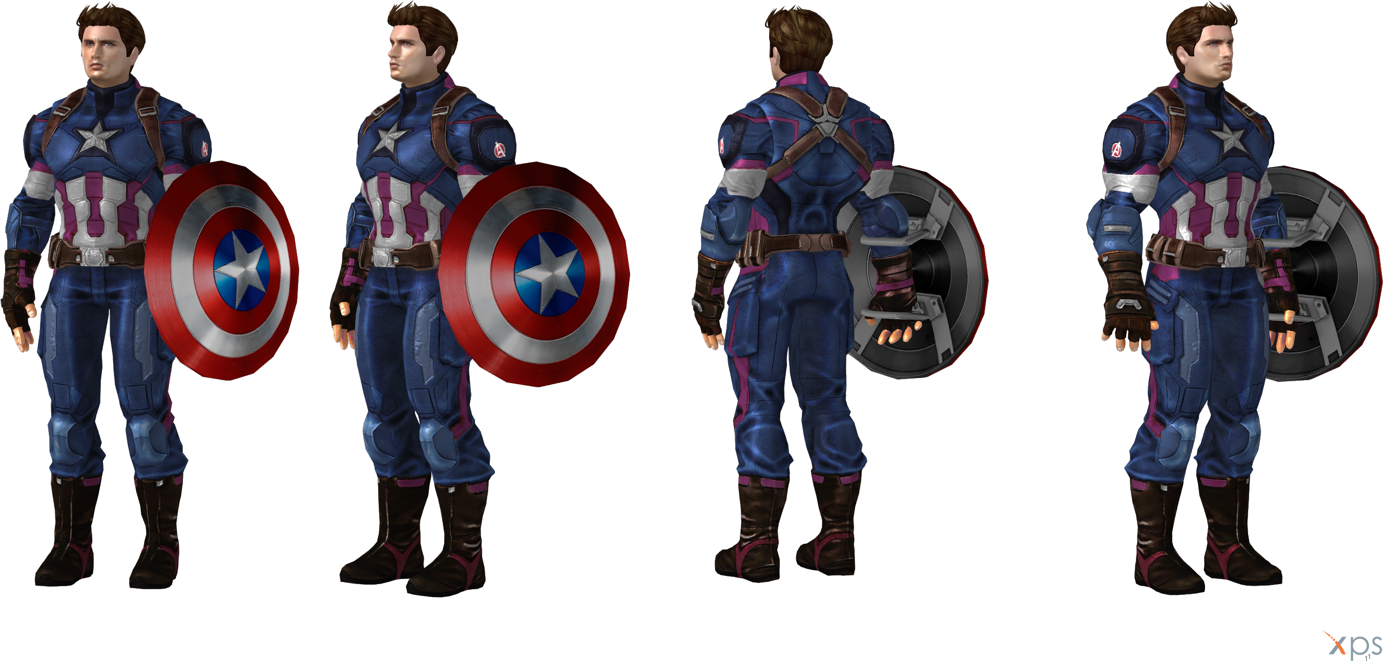 Download Gta Sa Captain America Skin Clipart Captain - Avengers 4 Captain America Concept Art (900x465), Png Download