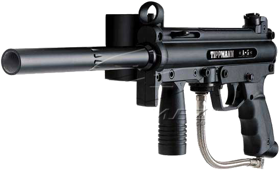 Posted Image - A5 Paintball Gun (550x337), Png Download