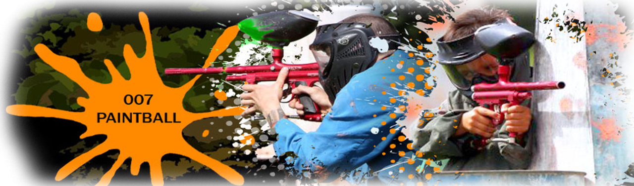 Licensed To Splatter 007 Paintball - Paintball (1280x377), Png Download