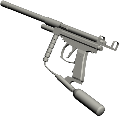 Shitty Paintball Gun Model - Gamebanana (640x480), Png Download