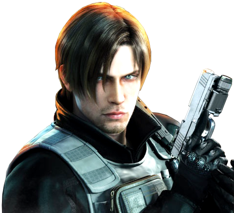 Leon Kennedy - Leon Resident Evil (481x438), Png Download
