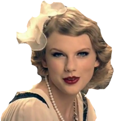 Taylor Swift Head Png - Girl (854x480), Png Download