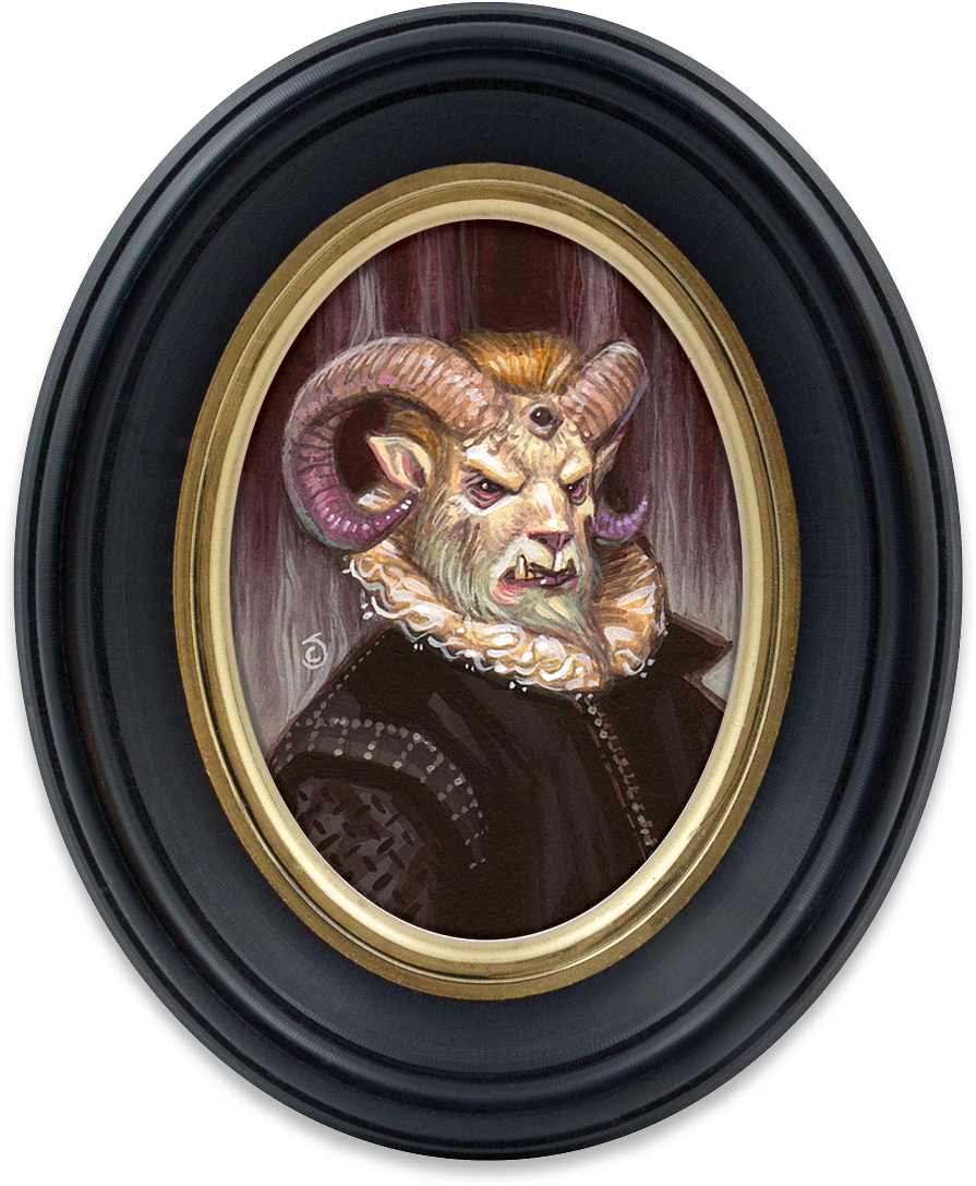 Lord Fredrick Baphomet The Cure (900x1200), Png Download