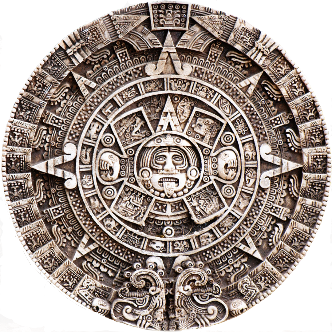 Svg Royalty Free Library Mayan Drawing Calendar - Mexican Mayan Calendar (1080x1080), Png Download