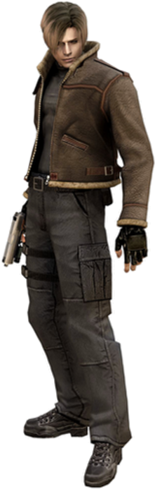Leon S - Kennedy - Image - Leon S - Kennedy - Leon S Kennedy Resident Evil 4 (250x694), Png Download