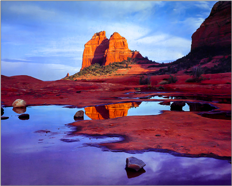 Schnebly Hill Reflection - Schnebly Hill Road (750x750), Png Download