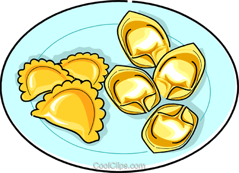 Pasta Clipart Plate Spaghetti - Pasta Clip Art (480x348), Png Download