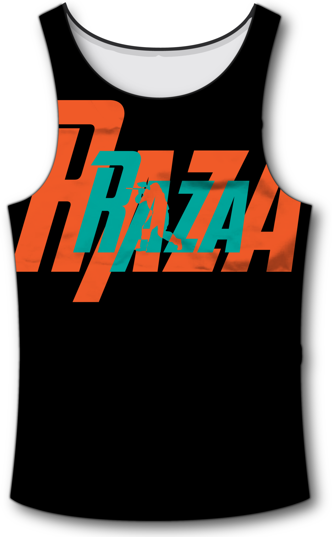 Gunfire Bot Tank Top - Top (1268x2048), Png Download