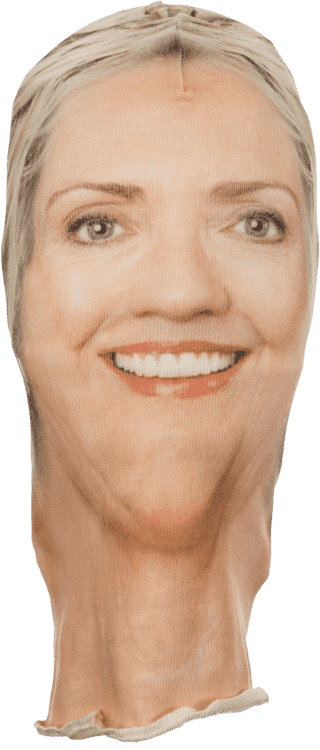 Hillary Mask - Hillary Clinton (320x750), Png Download