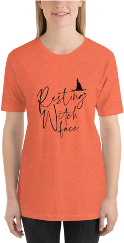 "resting Witch Face" - T-shirt (500x500), Png Download