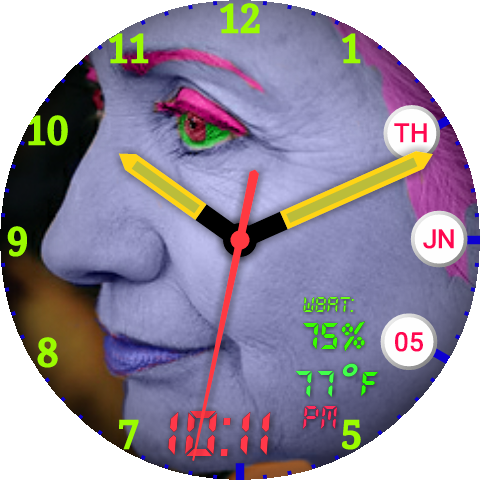 Hillary Clinton Modern Art - Hillary Clinton (480x480), Png Download