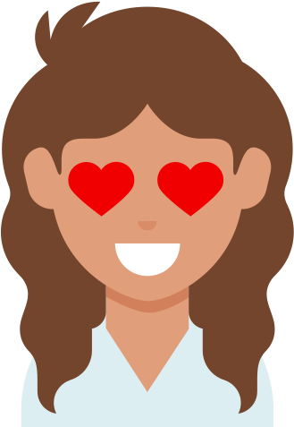 Hair Png Files - Curly Hair Girl Emoji (530x530), Png Download