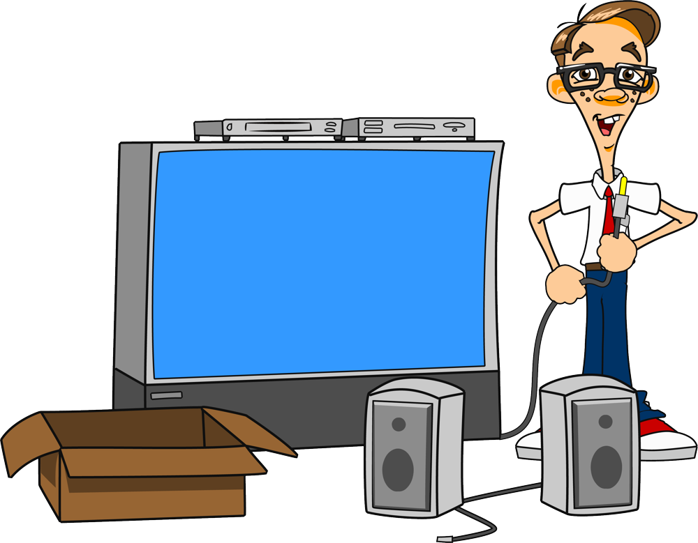 Computer Repair Sacramento - Audio Video Nerd (1000x779), Png Download