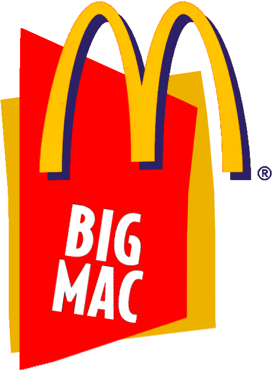Big Mac 1996 - Mcdonalds Big Mac Logo (580x768), Png Download