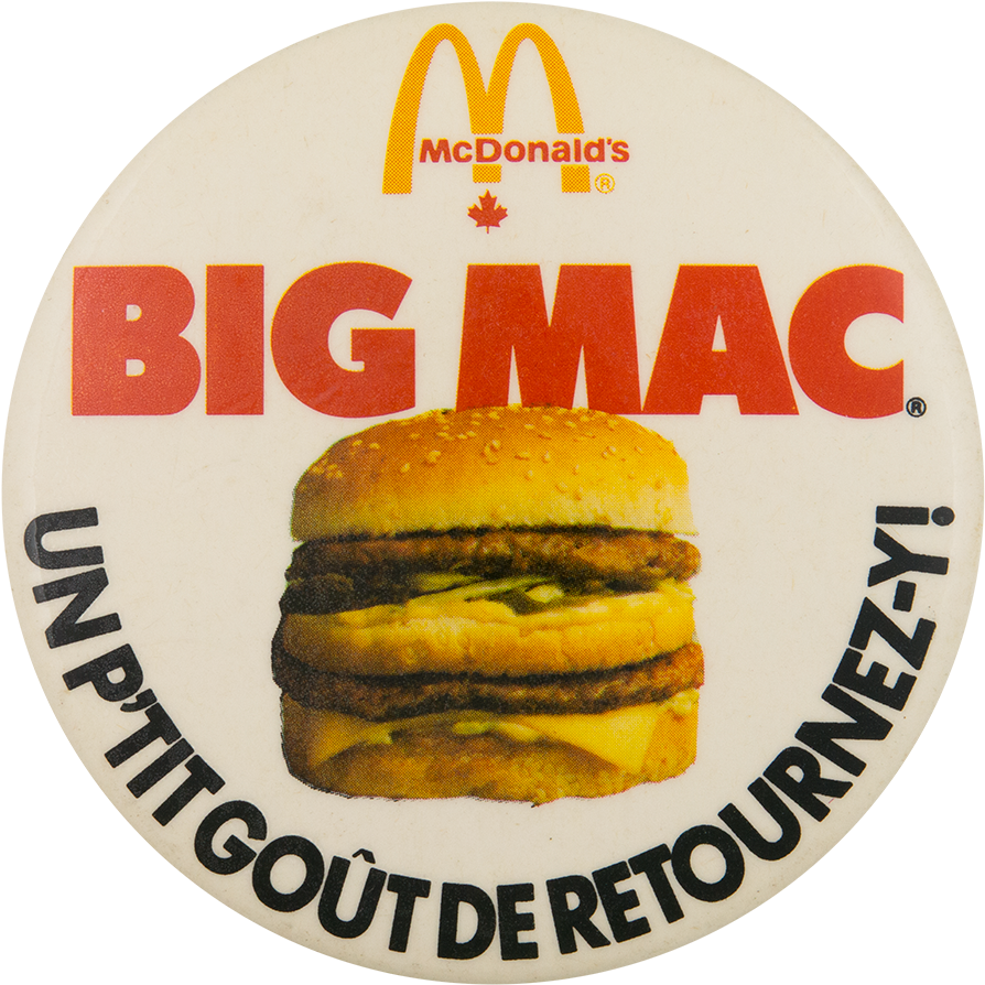 Mcdonald's Big Mac - Mcdonald's (1000x990), Png Download