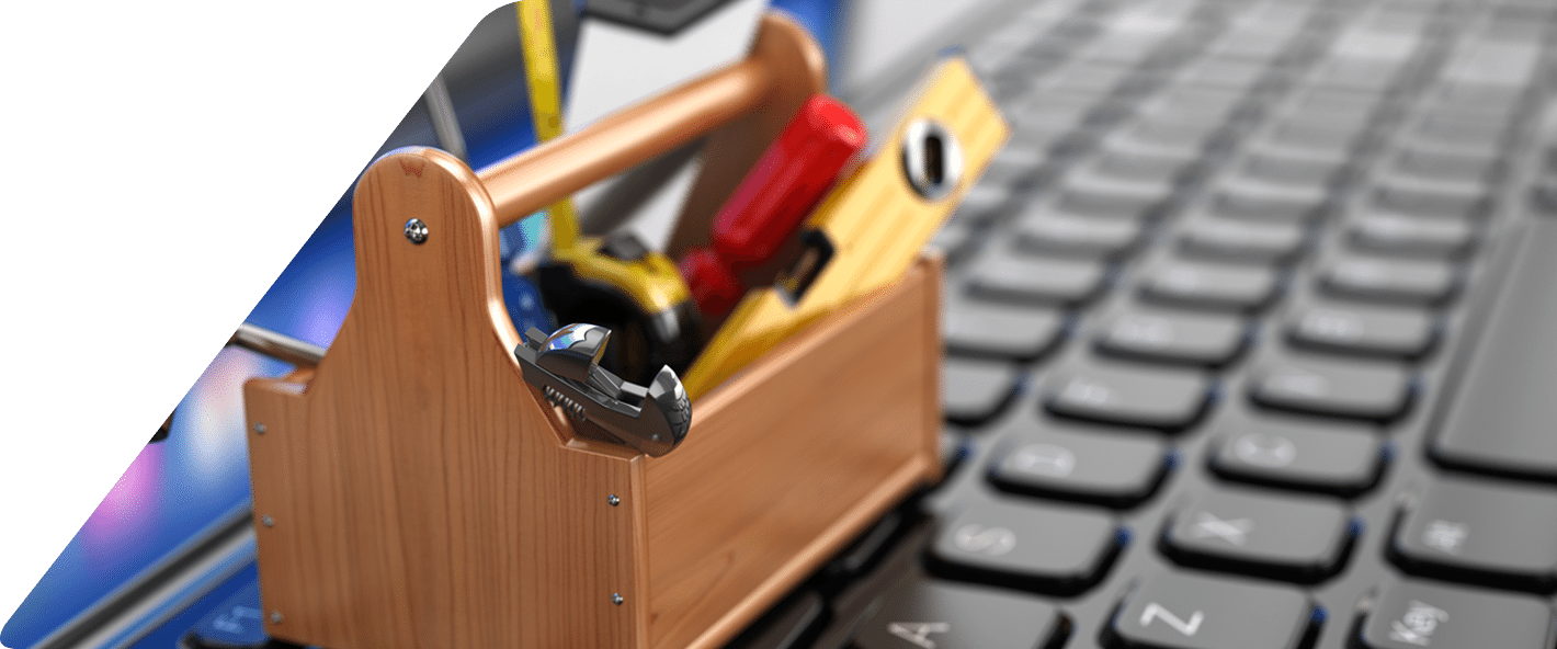 Computer Repairs - Digital Tools (1420x592), Png Download