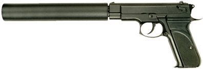 Not Only Do They Protect Your Ears Over Time By Reducing - Pistol With Silencer Png Outline (400x400), Png Download