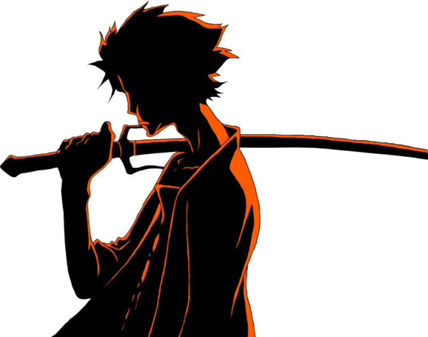 Free Png Samurai Png Images Transparent - Samurai Champloo Png (850x668), Png Download
