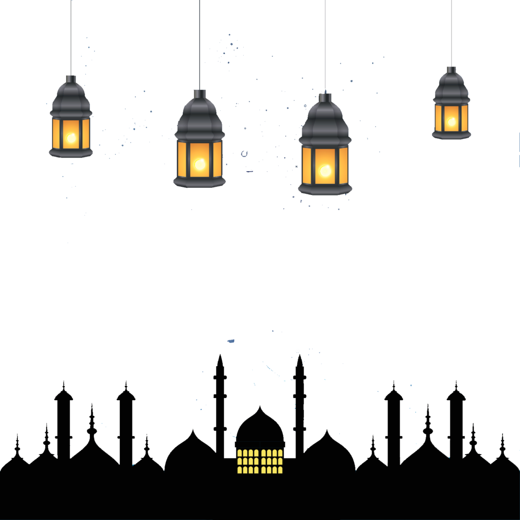Ramadan Kareem Lamps Png Image - Ramadan Kareem Transparent Png (1024x1024), Png Download