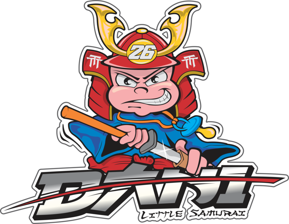 Dani Pedrosa Little By Wisnuarya On Deviantart - Little Samurai Dani Pedrosa (1014x788), Png Download